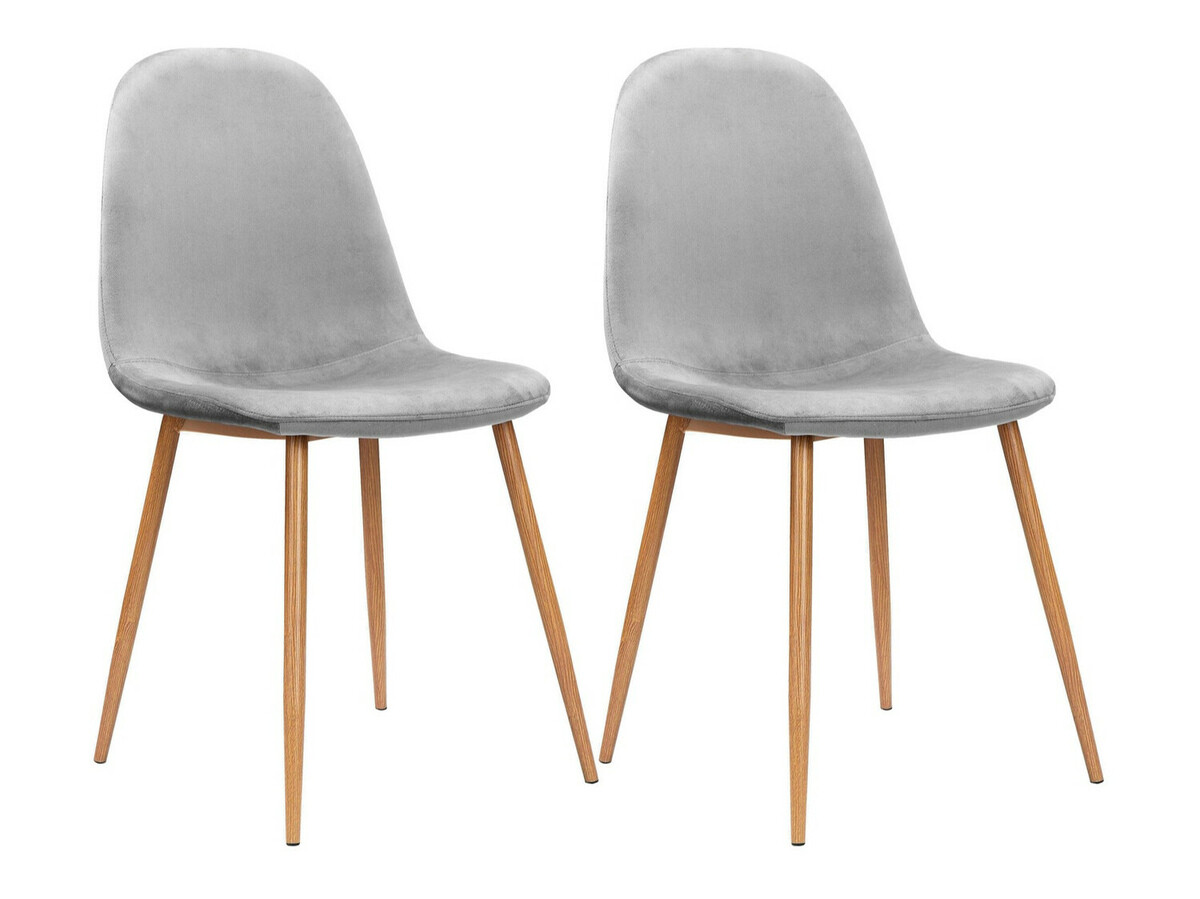 Conjunto para refeições Denton 764 (Cinzento + Carvalho)