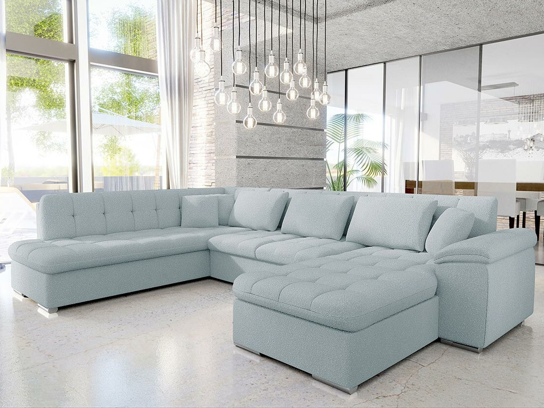 Sofá de canto Comfivo 180 (Boucle Baloo 2086)