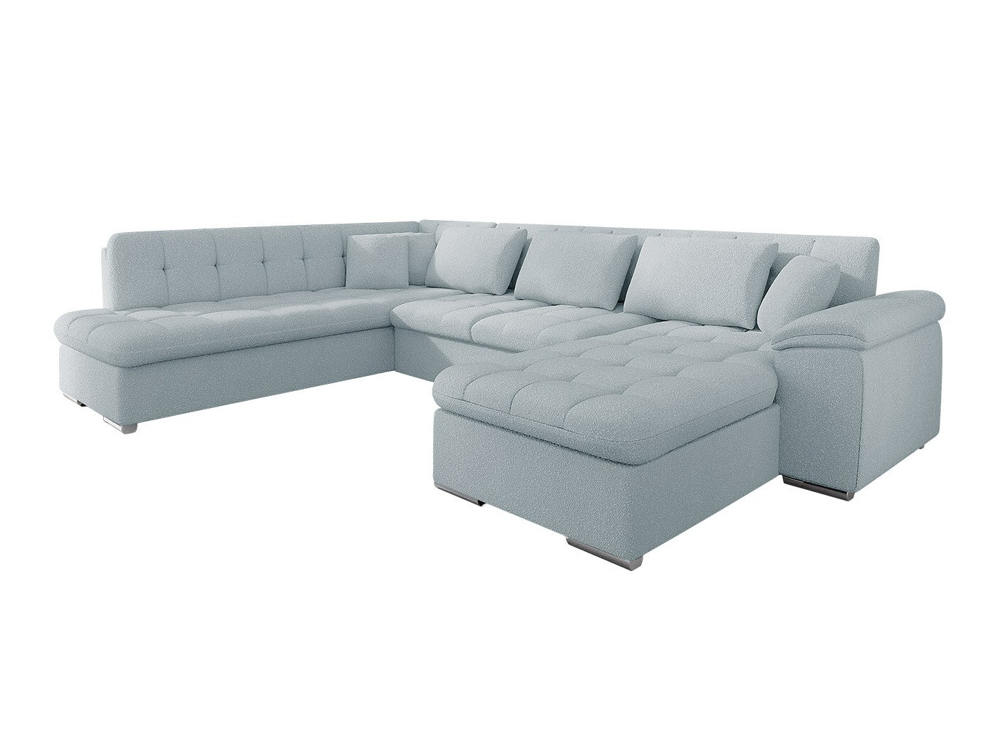 Sofá de canto Comfivo 180 (Boucle Baloo 2086)