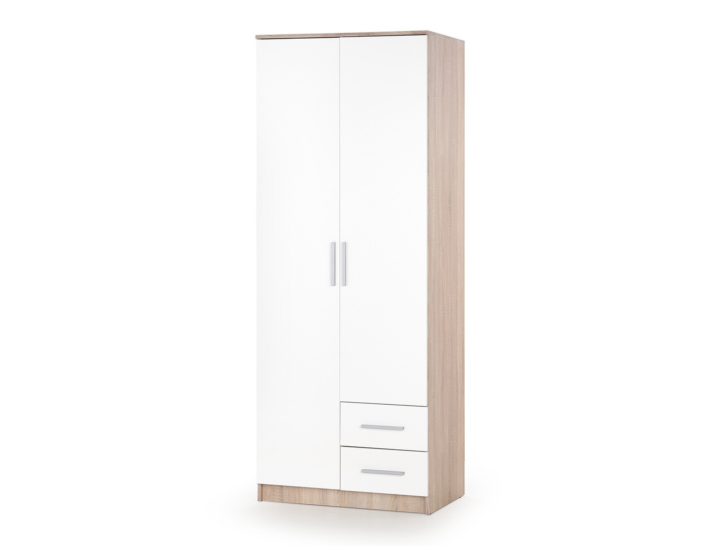 Roupeiro Cirveso 112 (Carvalho sonoma + Branco brilhante)