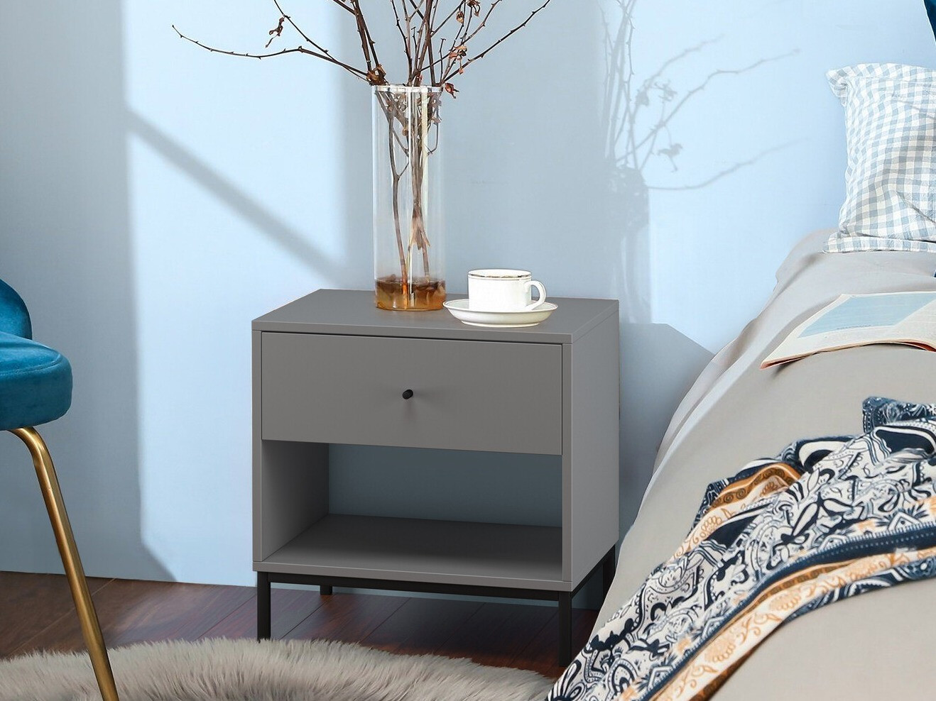 Mesa de cabeceira Denton 842