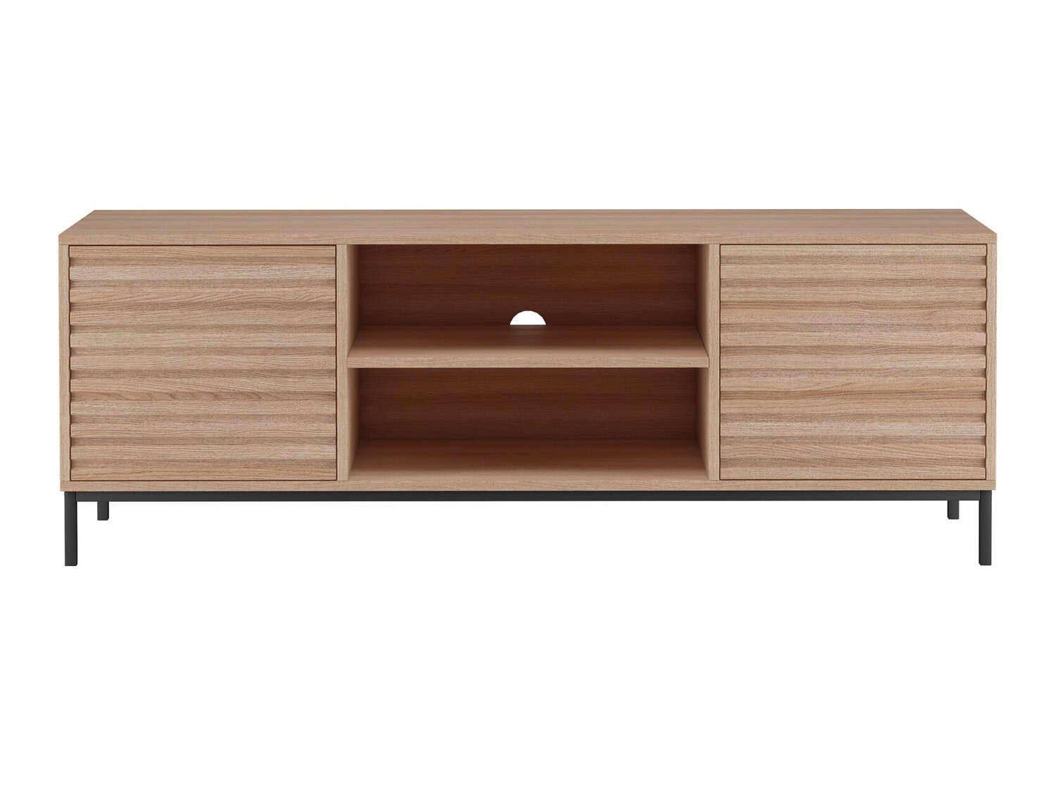 Móvel de TV Denton 844 (Preto + Carvalho)