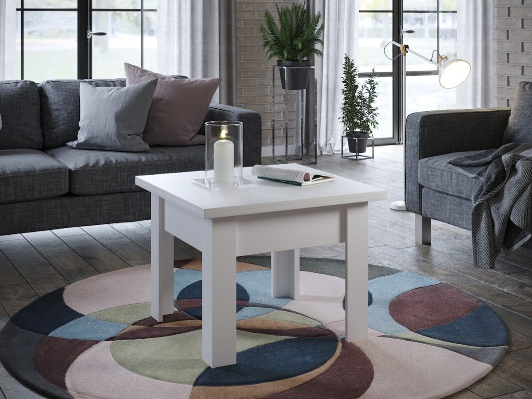 Mesa de centro extensível Indianapolis 101 (Branco)