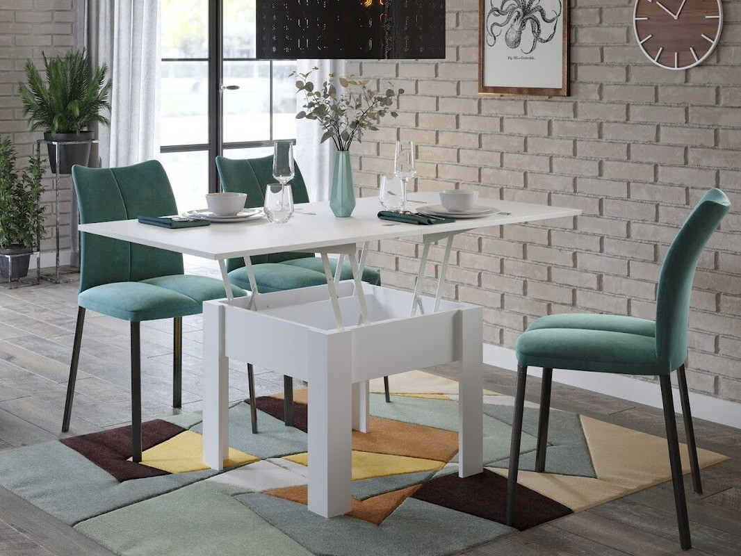 Mesa de centro extensível Indianapolis 101 (Branco)