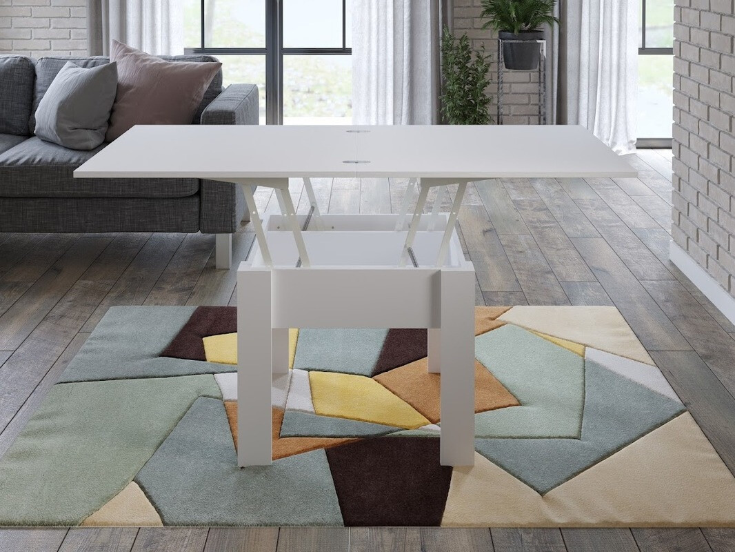 Mesa de centro extensível Indianapolis 101 (Branco)