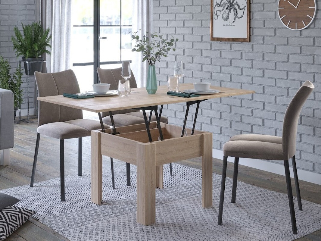 Mesa de centro extensível Indianapolis 101 (Carvalho claro)