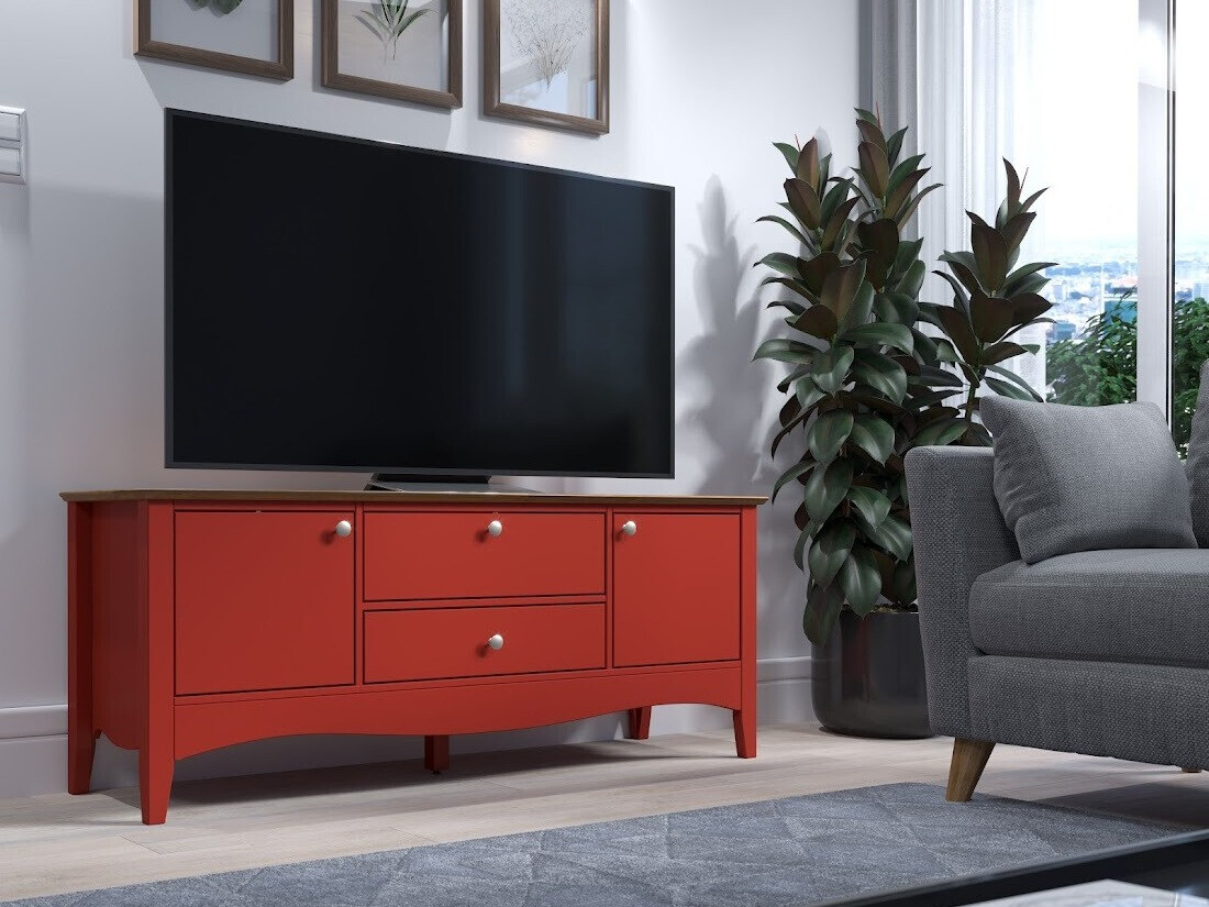 Móvel de TV Indianapolis 103 (Vermelho)