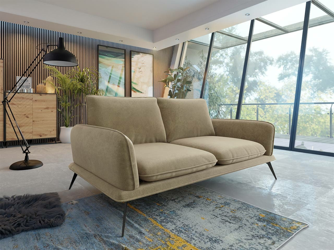 Sofá Evarveni 102 (Zetta 291)