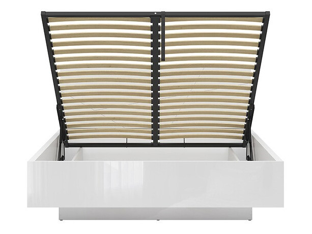 Cama Fivale 122 (Branco brilhante + Branco)