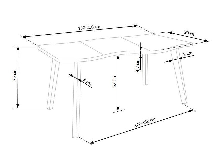 Conjunto para refeições Houston Lector