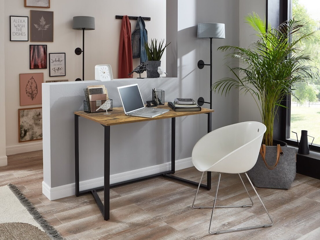 Mesa de escritório Indianapolis 108 (Castanho envelhecido)