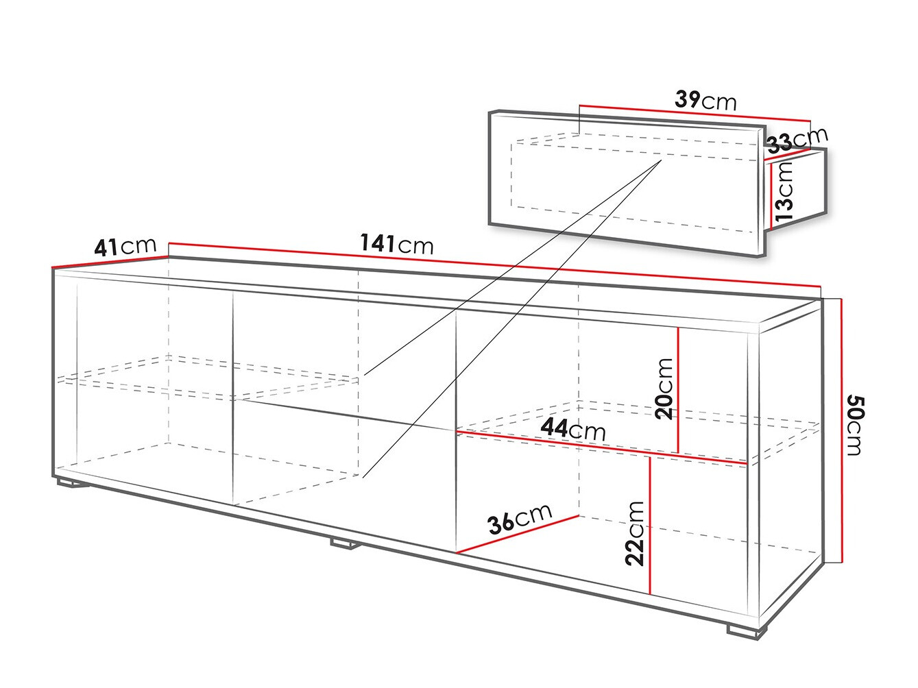 Móvel de TV Comfivo Tutela (Branco)