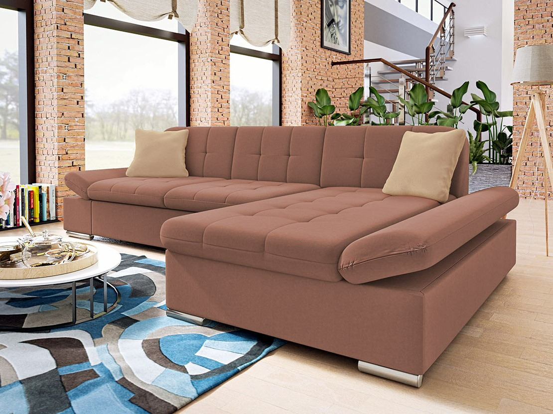 Sofá de canto Comfivo 219 (Uttario Velvet 2955 + Uttario Velvet 2956)