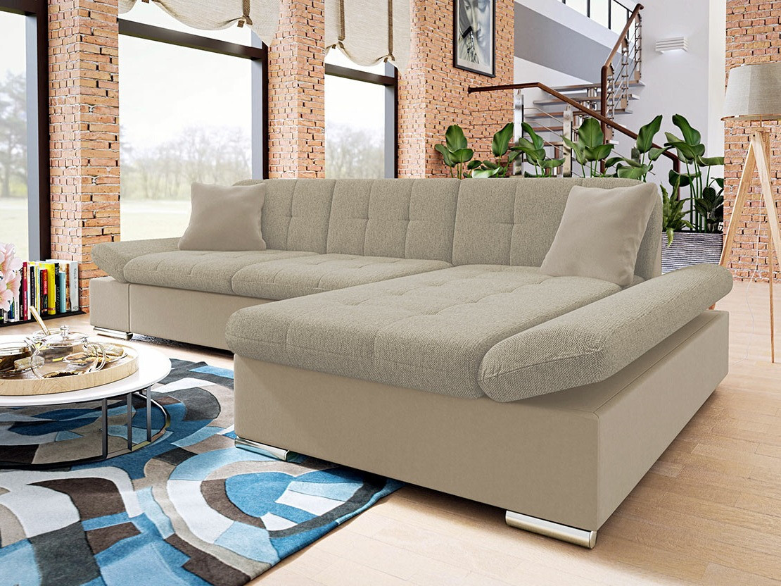 Sofá de canto Comfivo 219 (Uttario Velvet 2979 + Matana 17 + Uttario Velvet 2979)