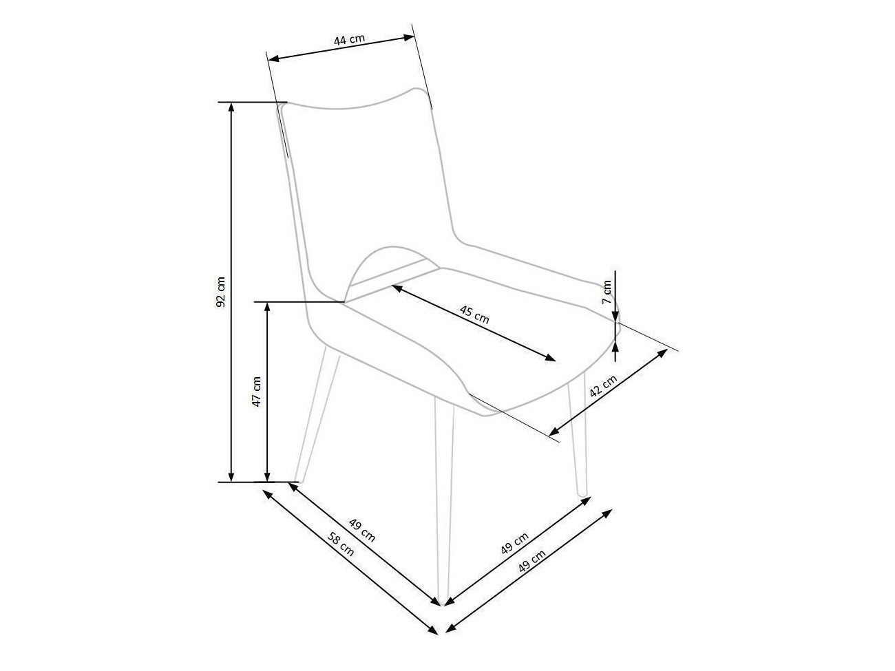 Conjunto para refeições Houston 716