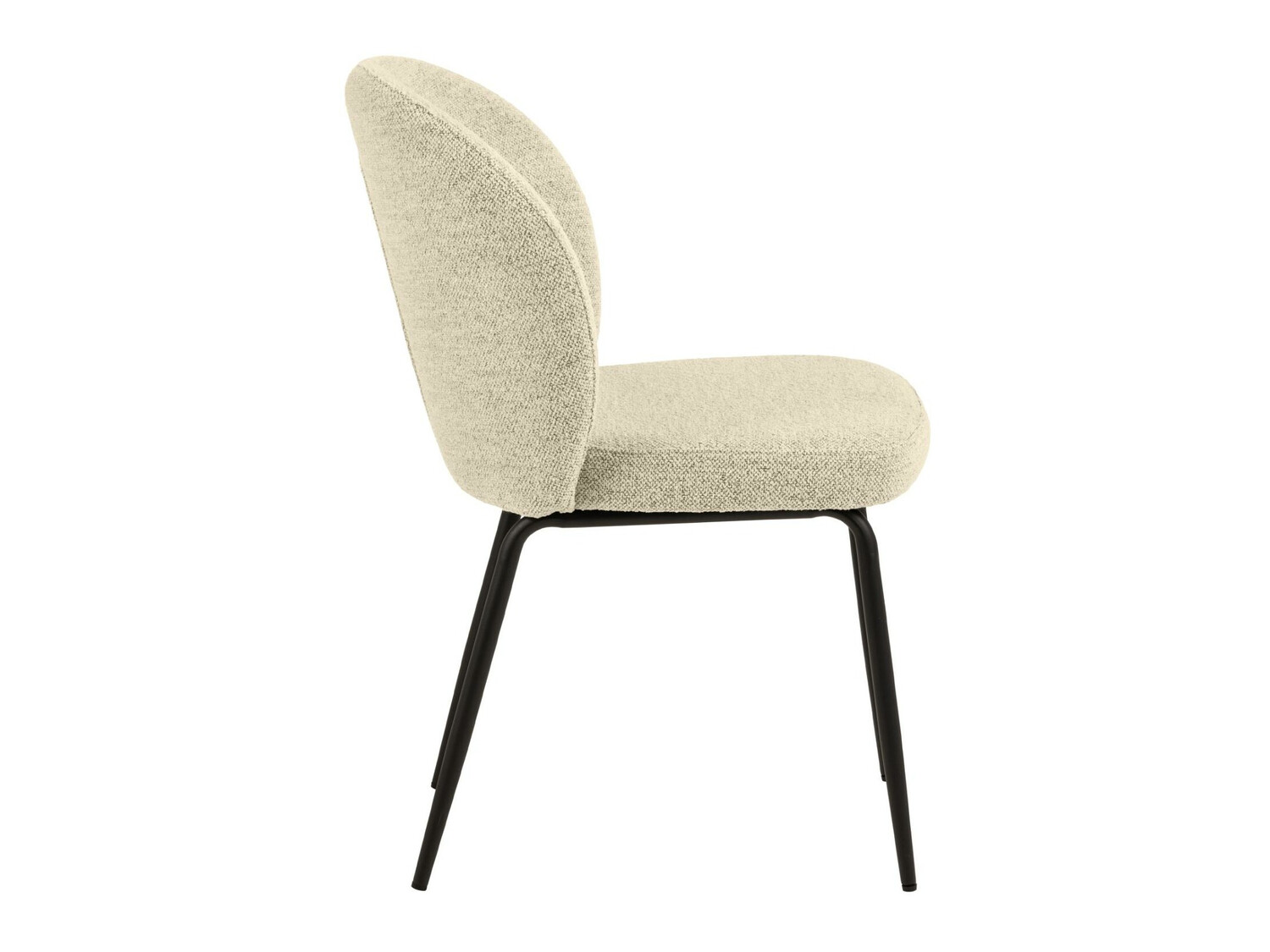 Cadeira Norsica 389 (Creme + Preto)