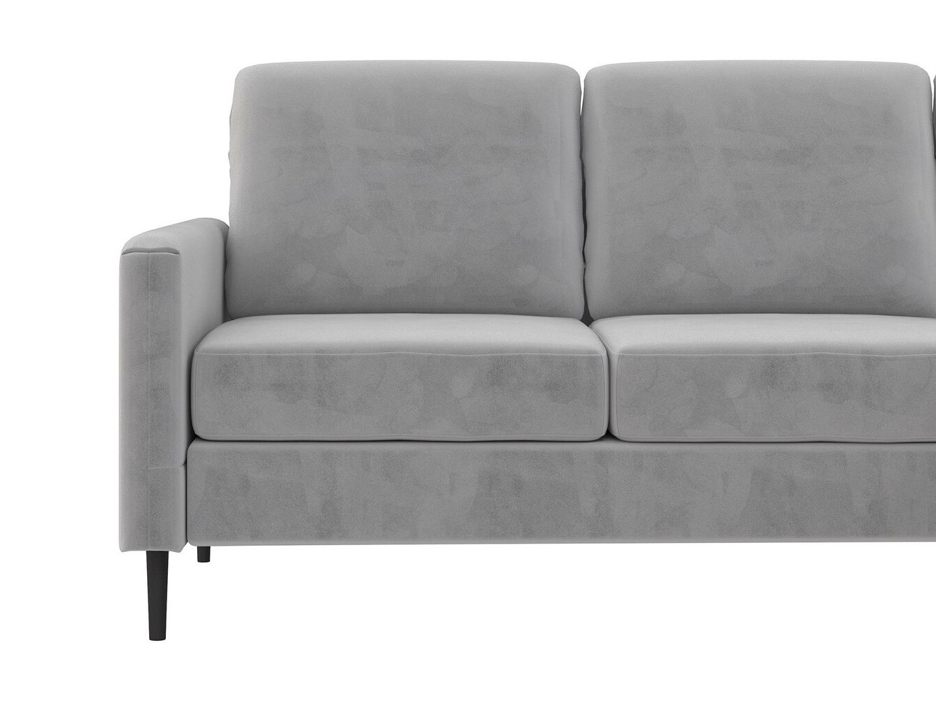 Conjunto de mobiliário com estofo Tulsa 422 (Cinzento claro)