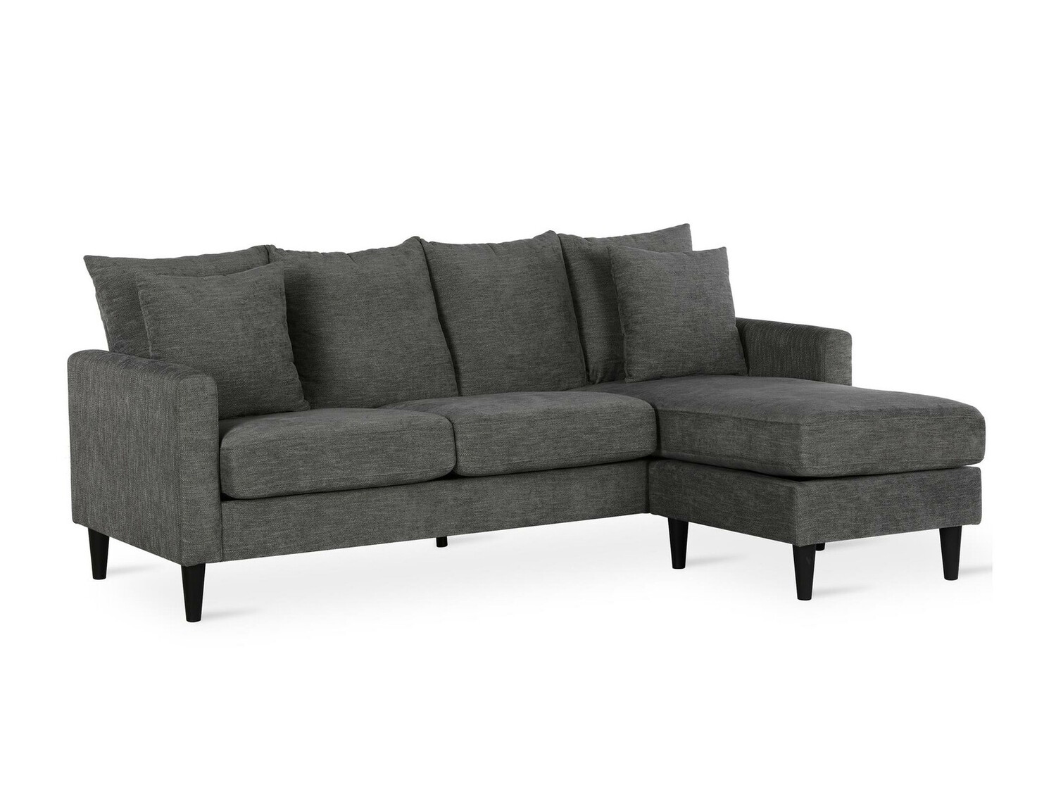 Sofá de canto Tulsa 440 (Cinzento)