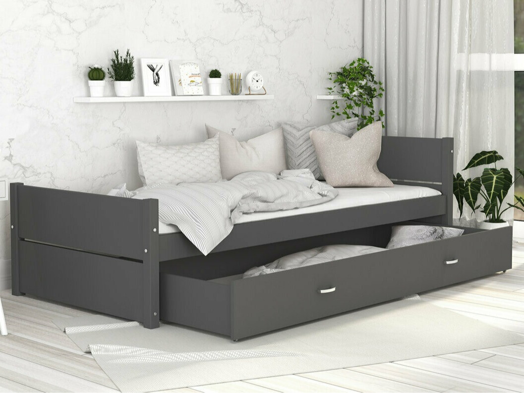 Cama Aurora 176 (Cinzento)