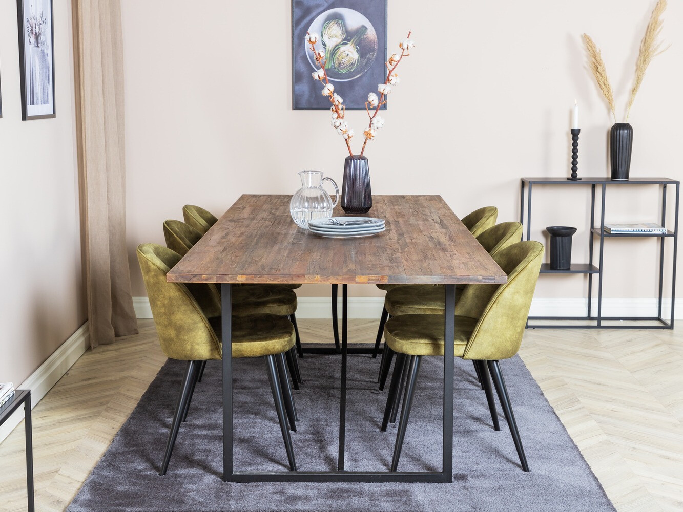 Conjunto para refeições Dallas 1598 (Verde empoeirado)