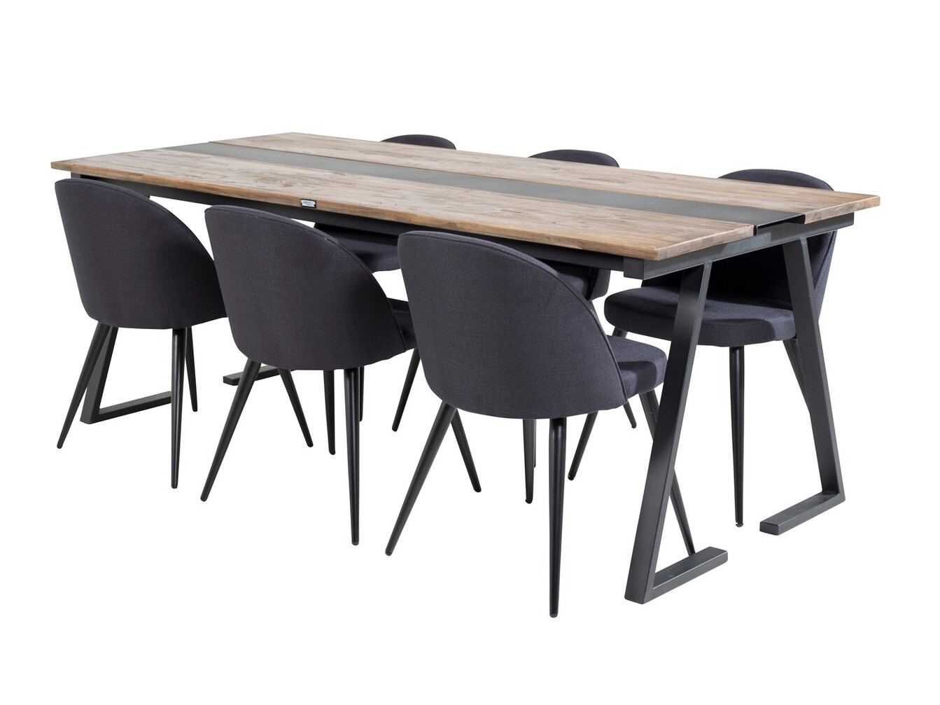 Conjunto para refeições Dallas 1944 (Preto)