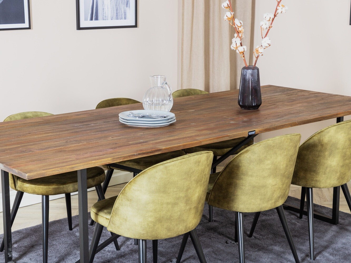 Conjunto para refeições Dallas 1598 (Verde empoeirado)