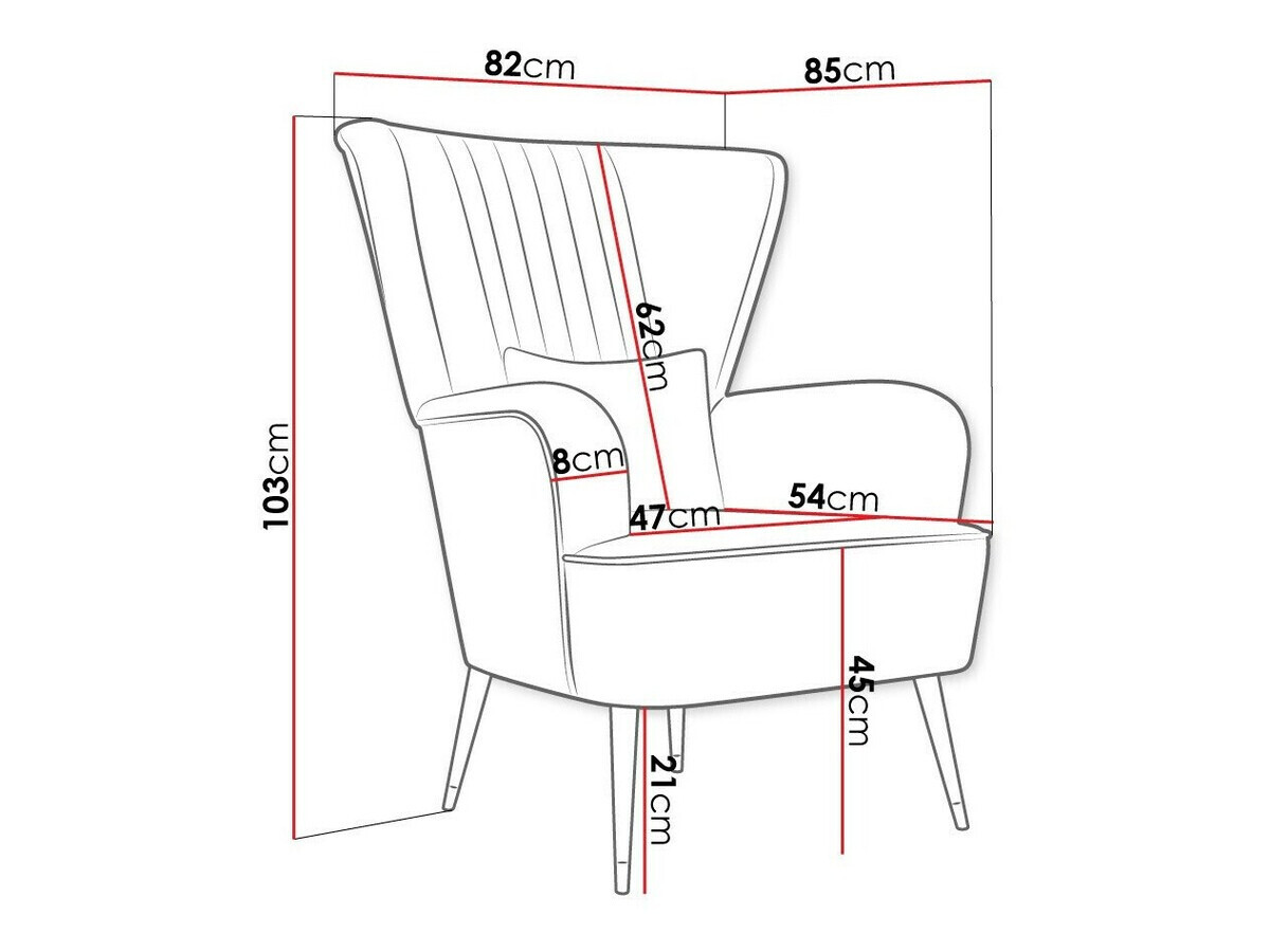Poltrona Orem 111 (Magic Velvet 2227)