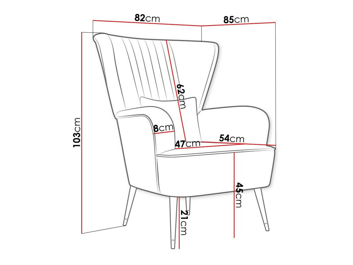 Poltrona Orem 111 (Magic Velvet 2258)