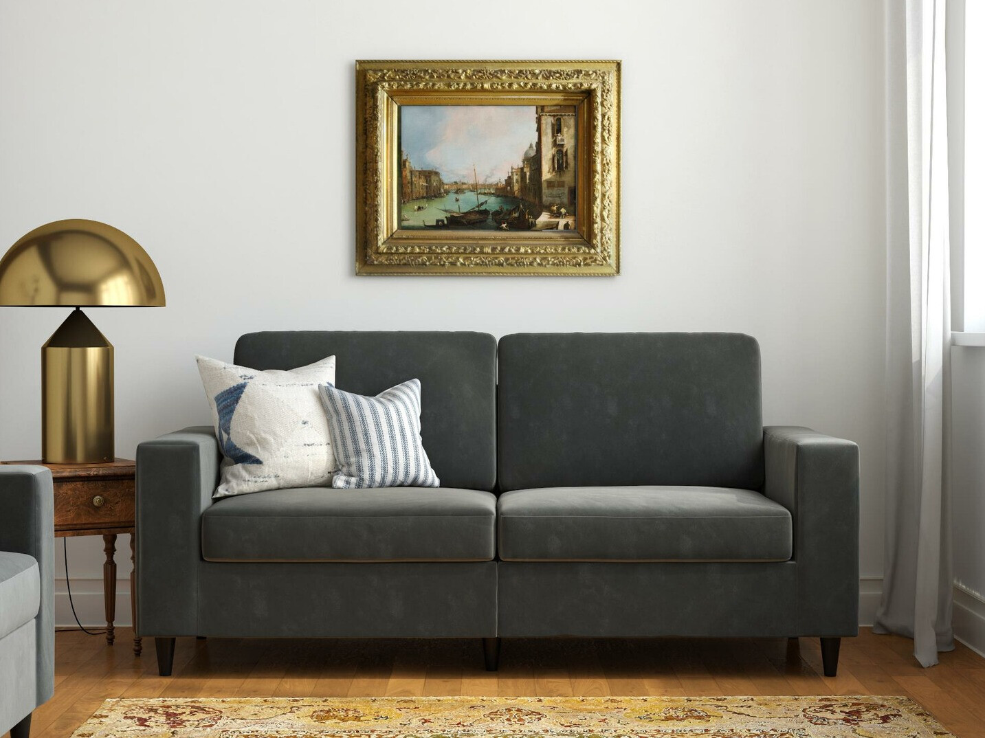 Sofá Tulsa 444 (Cinzento)