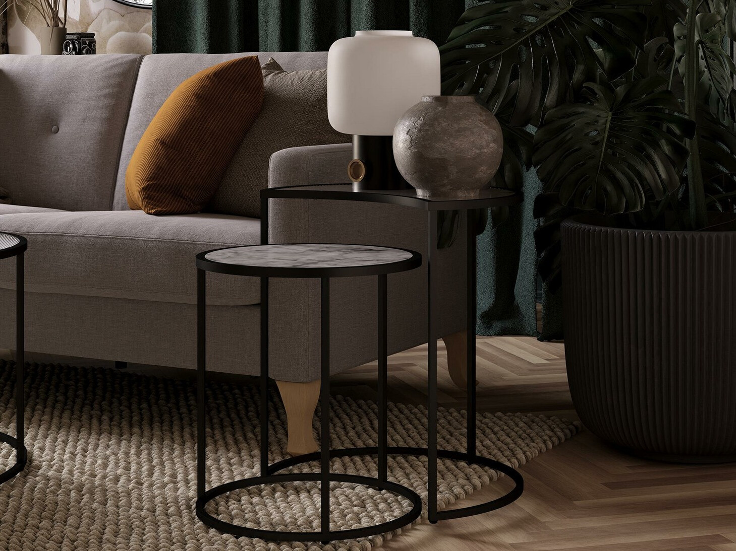 Conjunto de mesas de apoio Tulsa 453