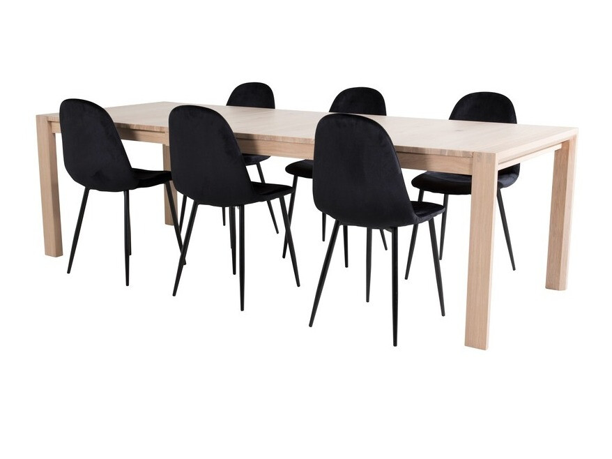 Conjunto para refeições Dallas 2027 (Madeira clara)