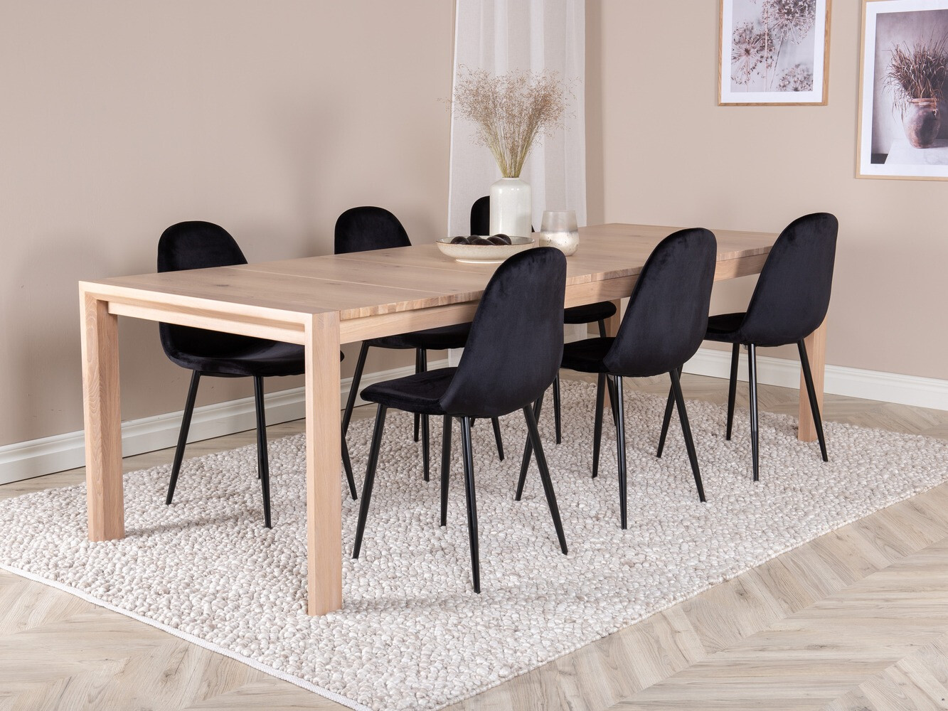 Conjunto para refeições Dallas 2027 (Madeira clara)