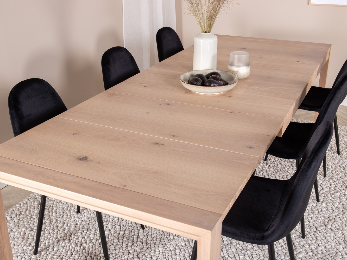 Conjunto para refeições Dallas 2027 (Madeira clara)