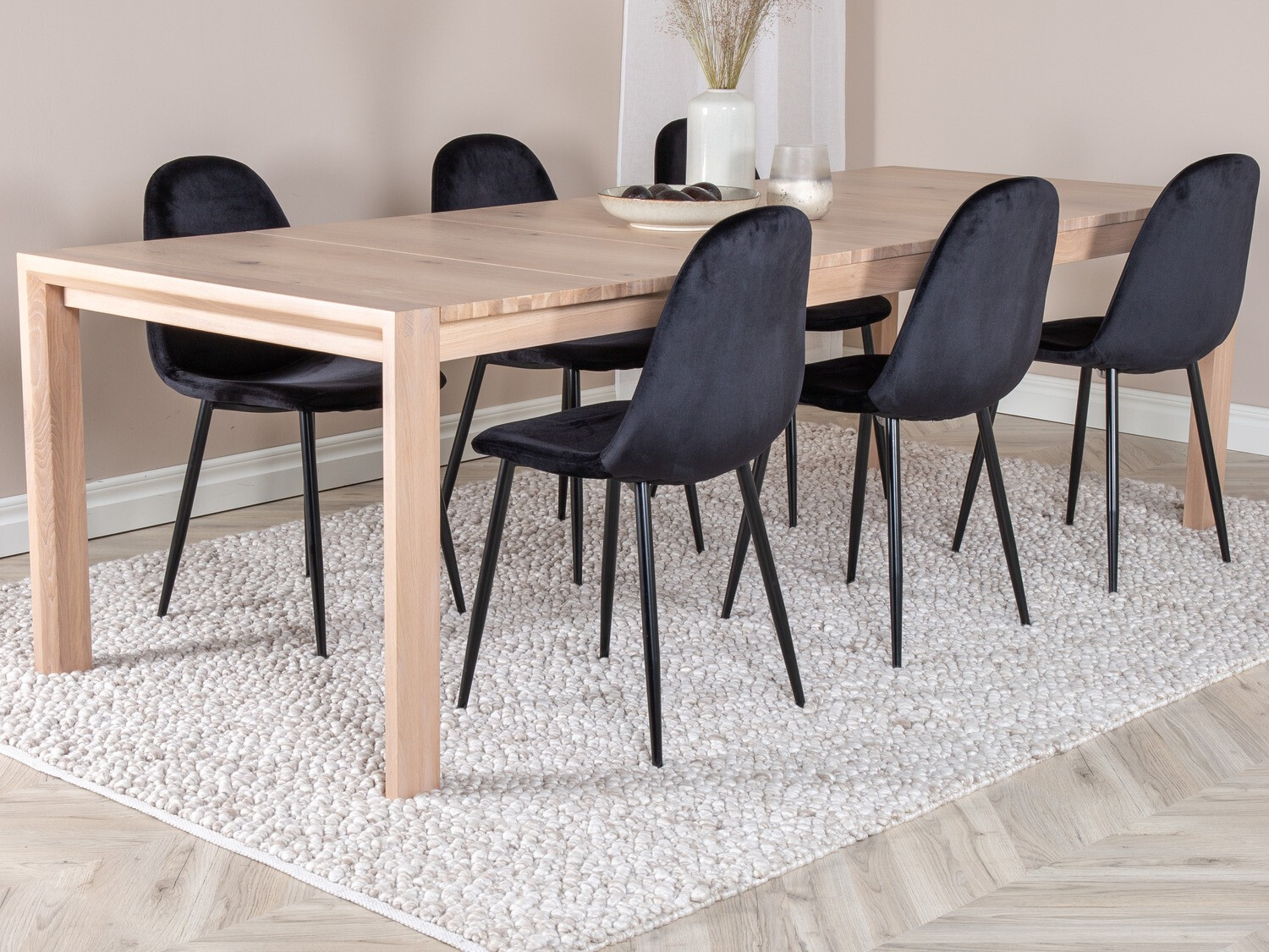 Conjunto para refeições Dallas 2027 (Madeira clara)