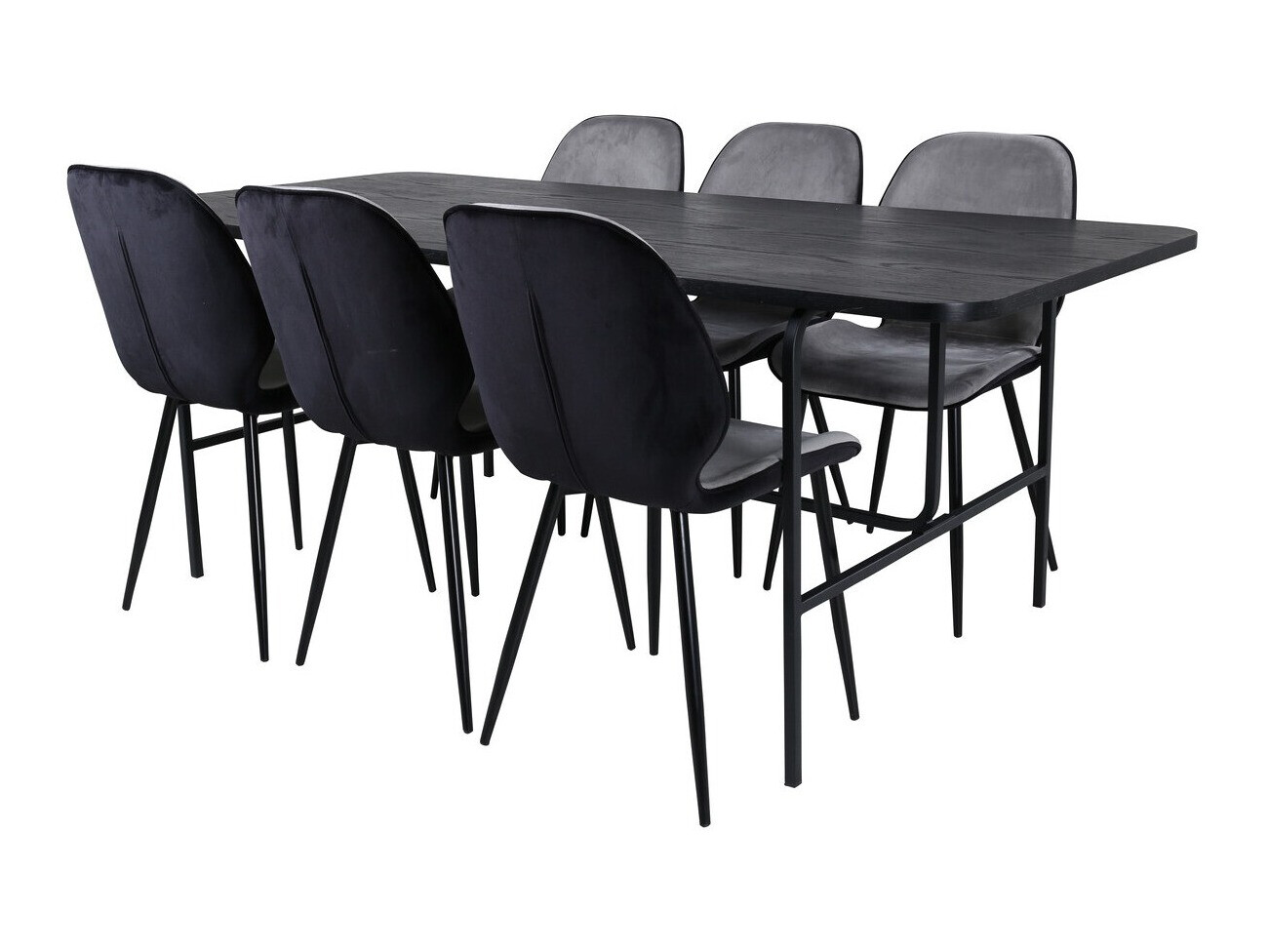 Conjunto para refeições Dallas 2782 (Preto)