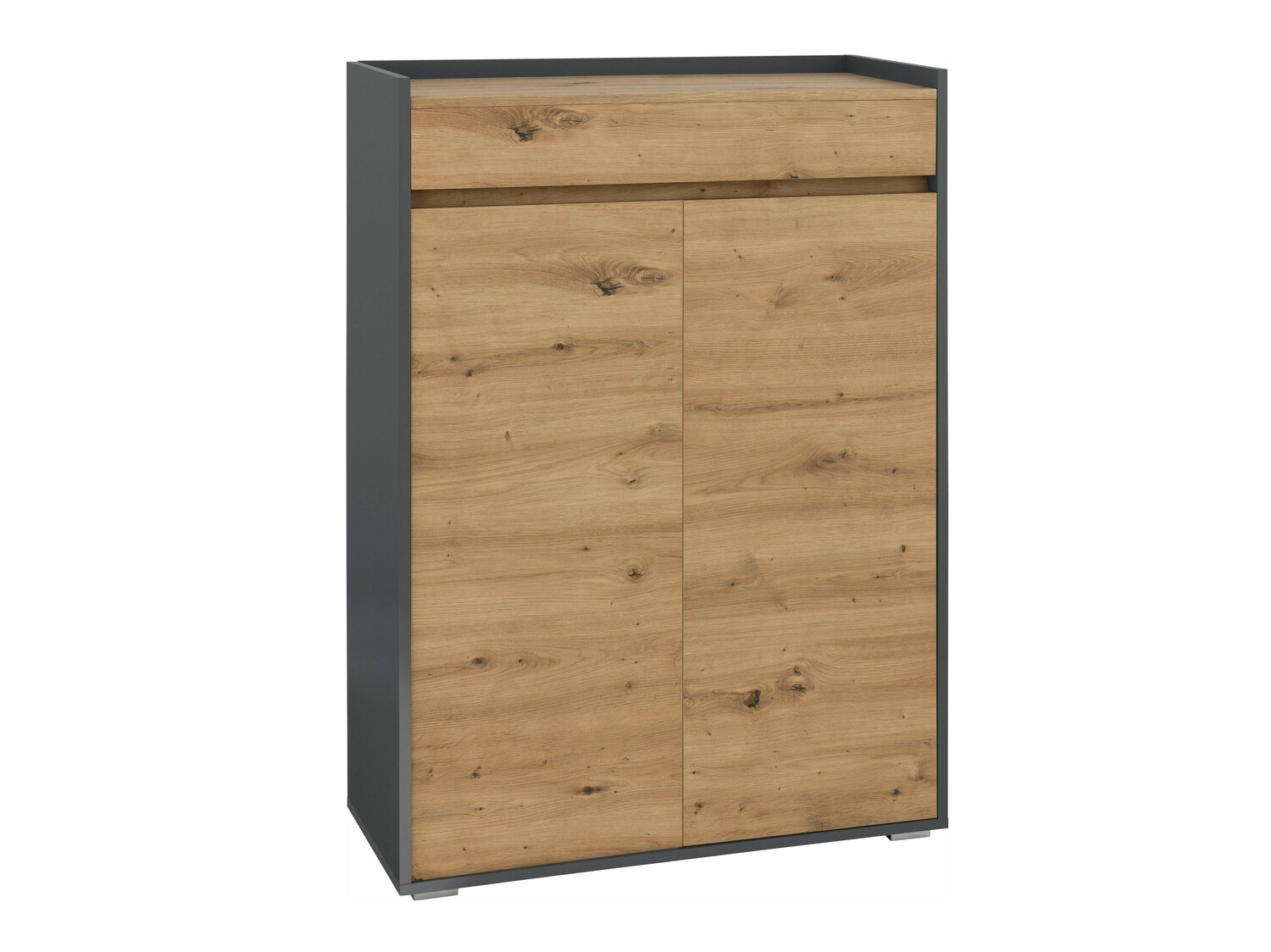 Prateleira para sapatos Ruvciri 101 (Carvalho + Antracite)