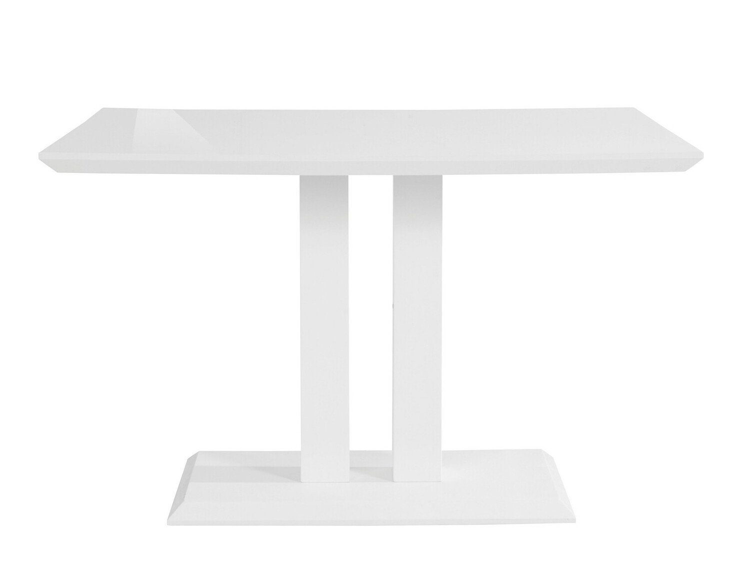 Mesa Denton 874 (Branco + Branco brilhante)