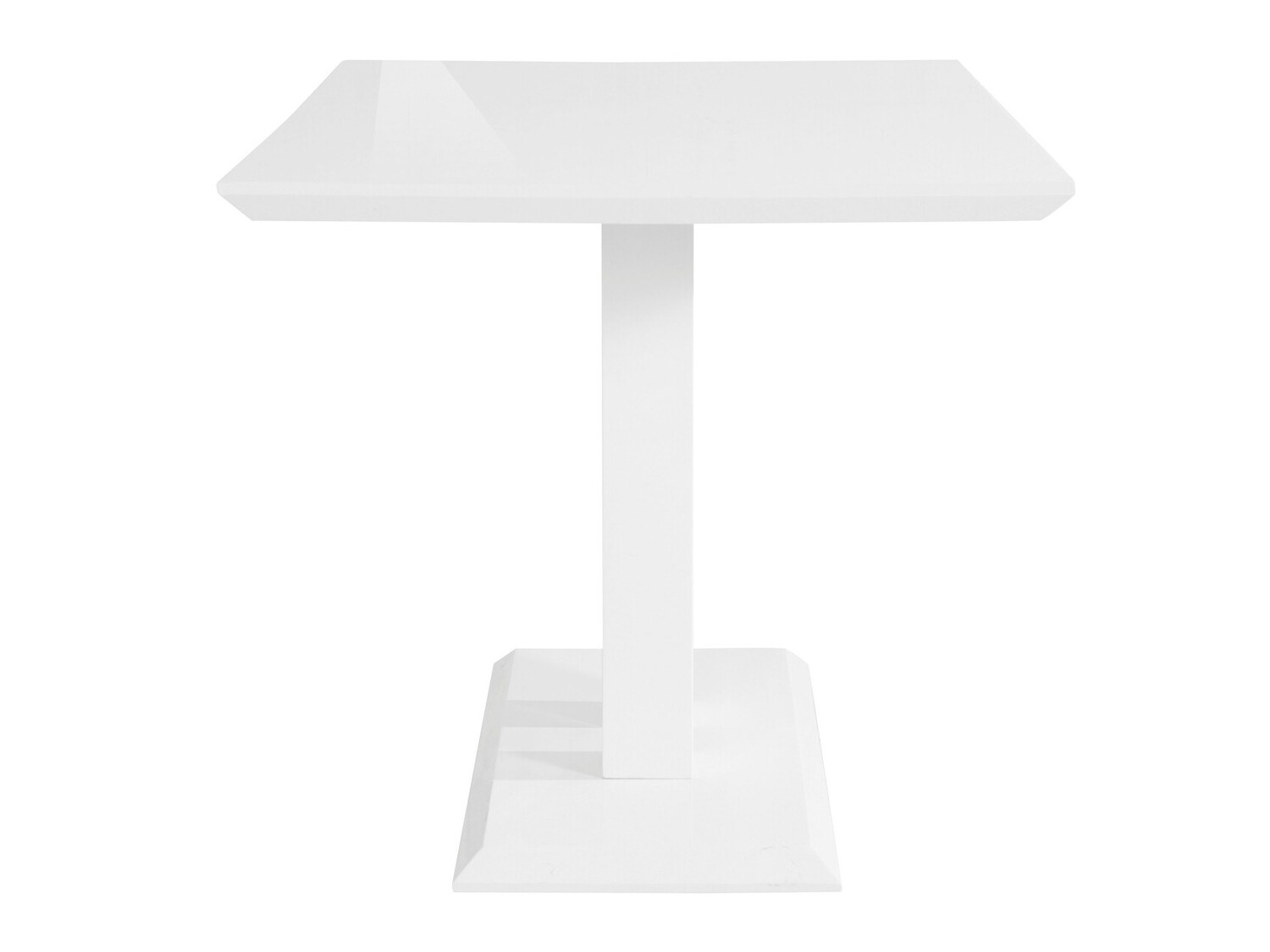 Mesa Denton 874 (Branco + Branco brilhante)