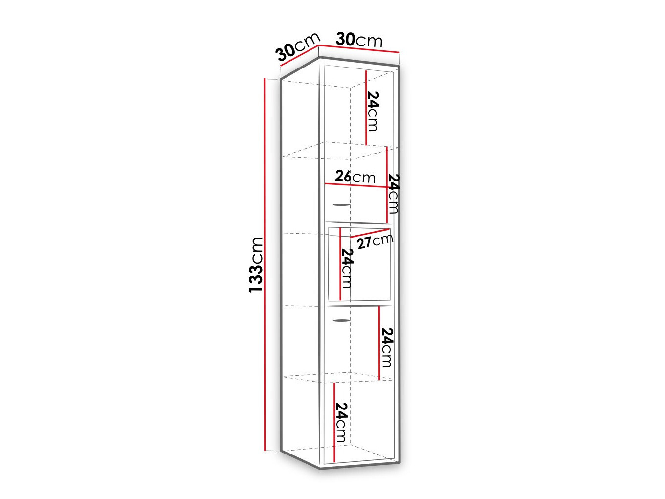 Armário montado na parede para casa de banho Velum (Preto + Carvalho Artisan)