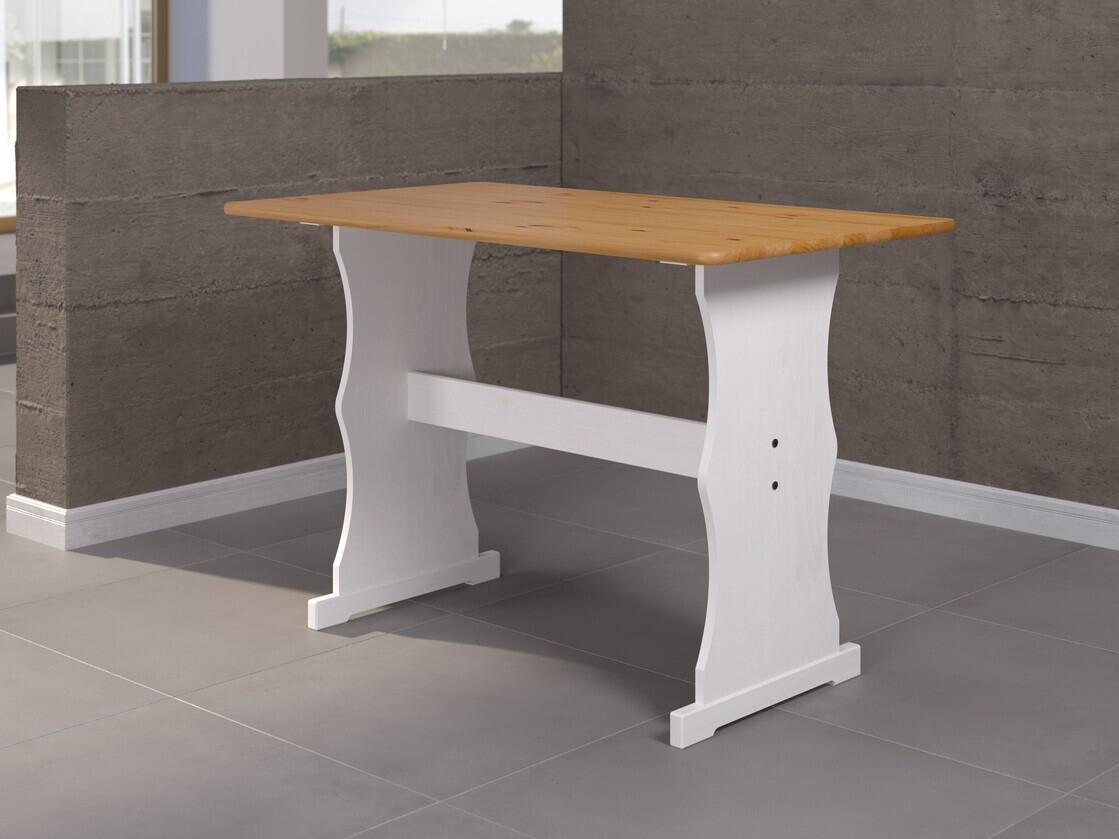 Cantos da cozinha Indianapolis D104 (Branco + Madeira clara)