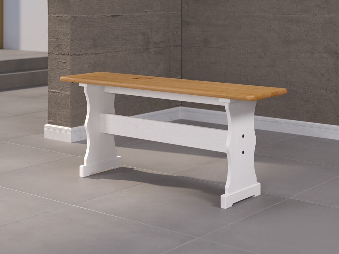 Cantos da cozinha Indianapolis D104 (Branco + Madeira clara)