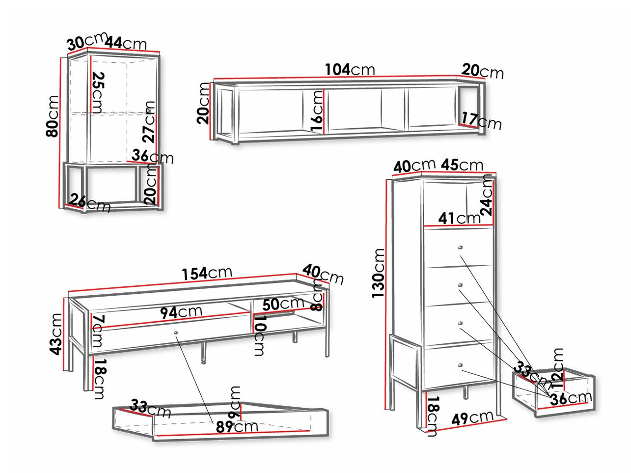 Conjunto para sala de estar Toledo H109