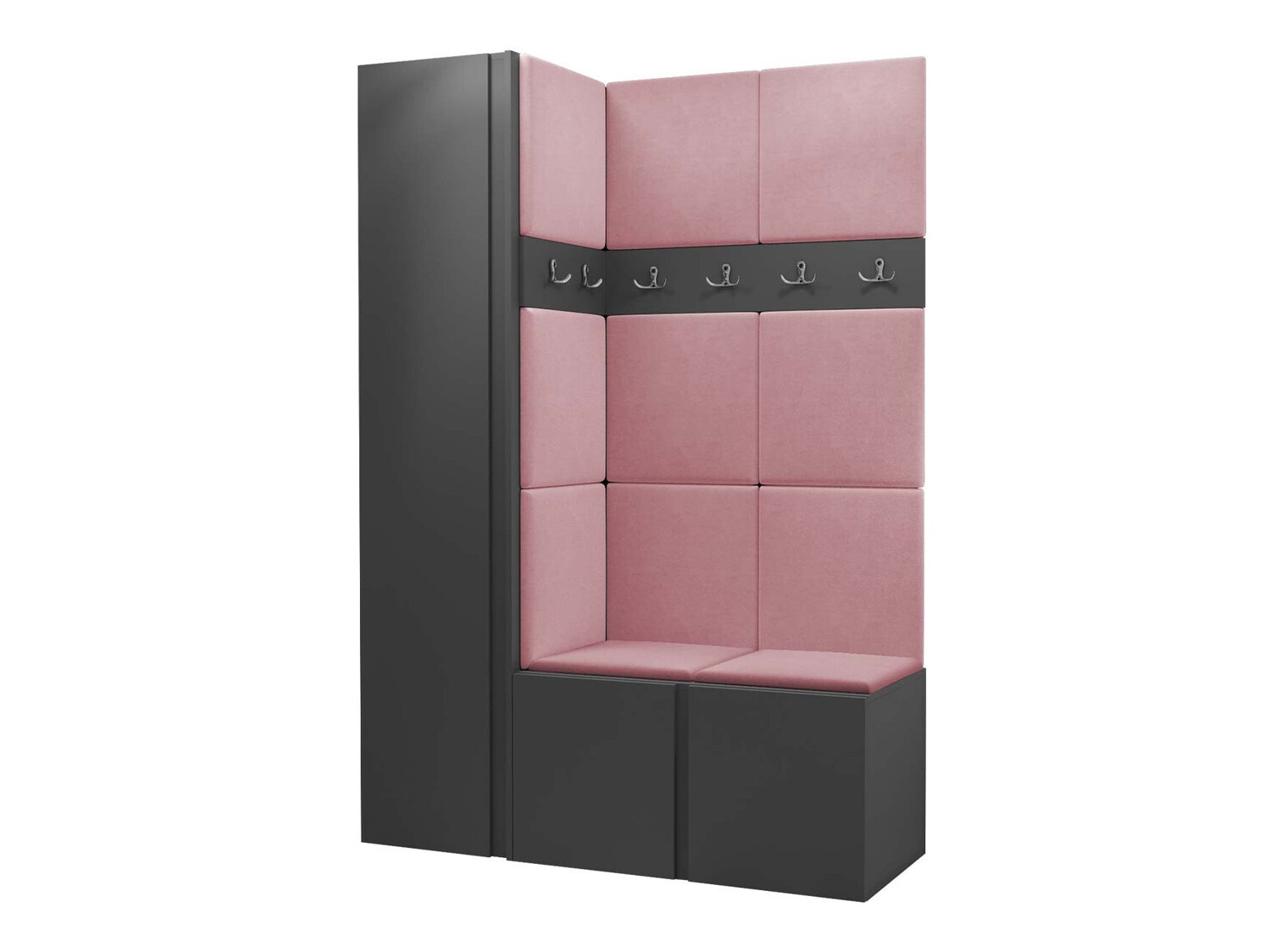 Conjunto para corredor Pinis IX (Grafite)