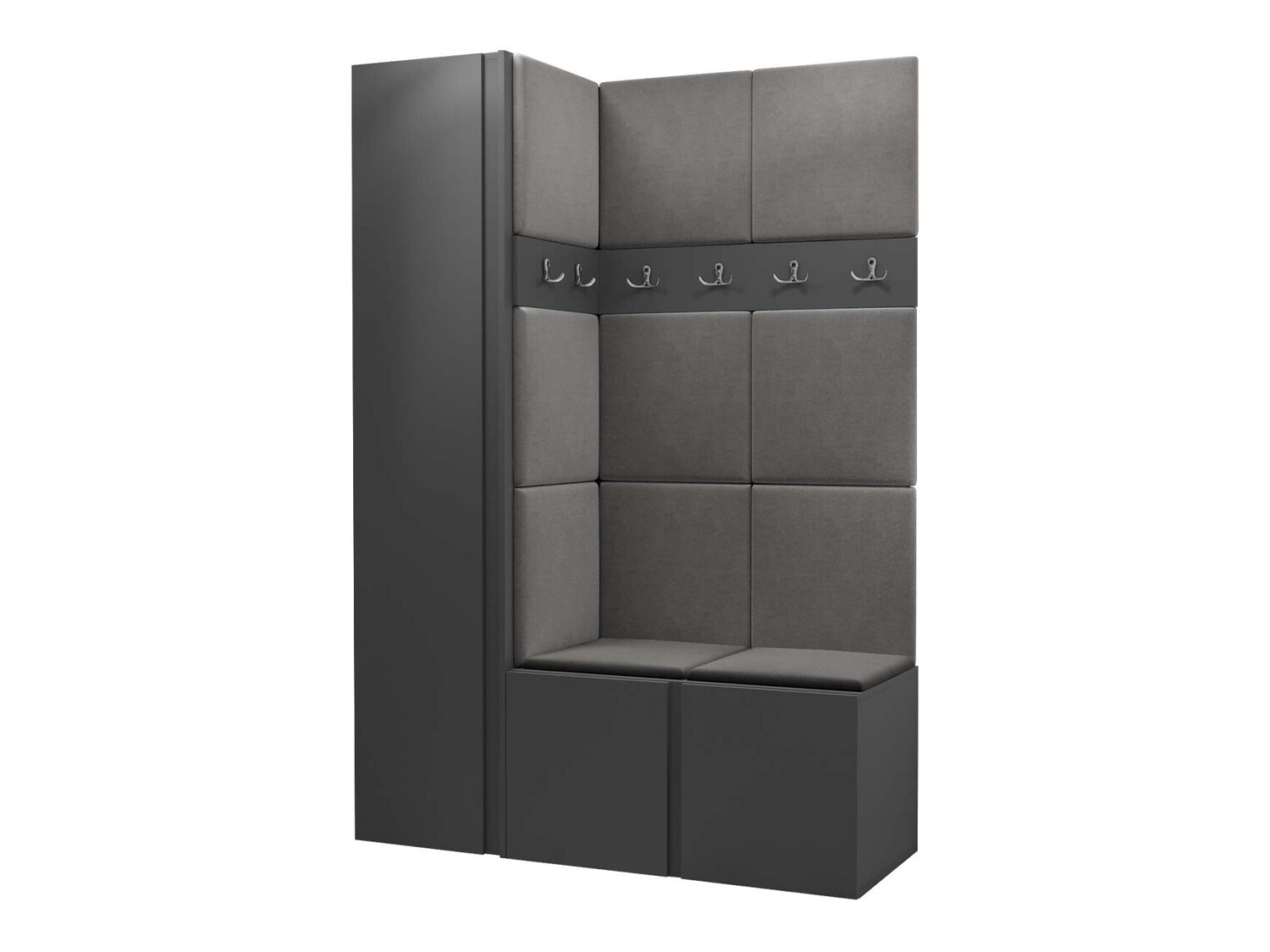 Conjunto para corredor Pinis IX (Grafite)