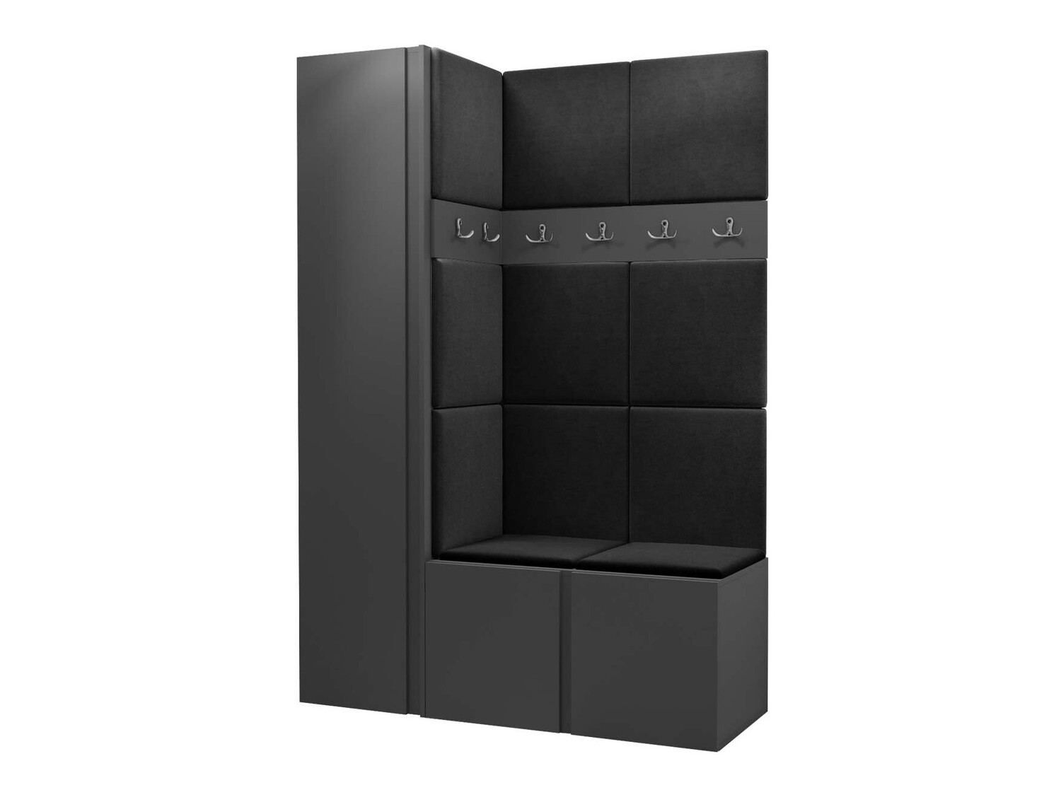 Conjunto para corredor Pinis IX (Grafite)