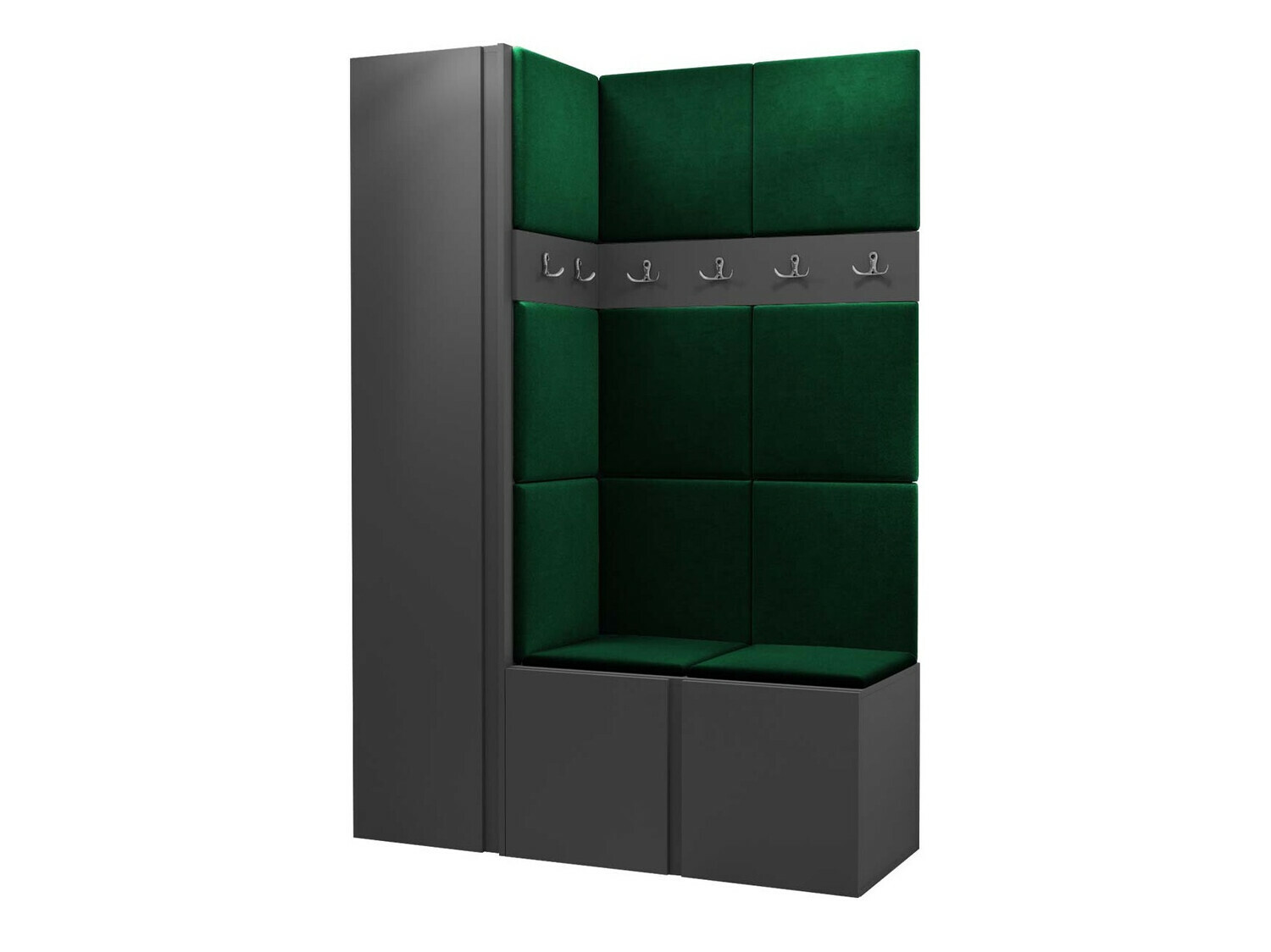 Conjunto para corredor Pinis IX (Grafite)