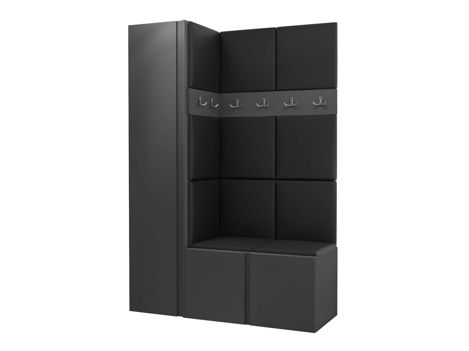 Conjunto para corredor Pinis IX (Grafite)