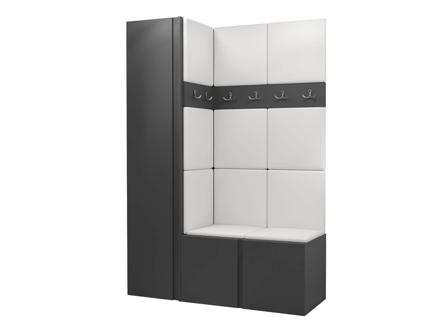 Conjunto para corredor Pinis IX (Grafite)