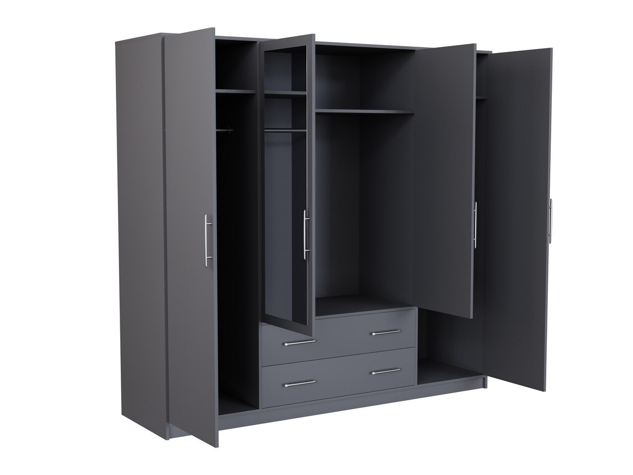 Roupeiro Cavmero 101 (Antracite)