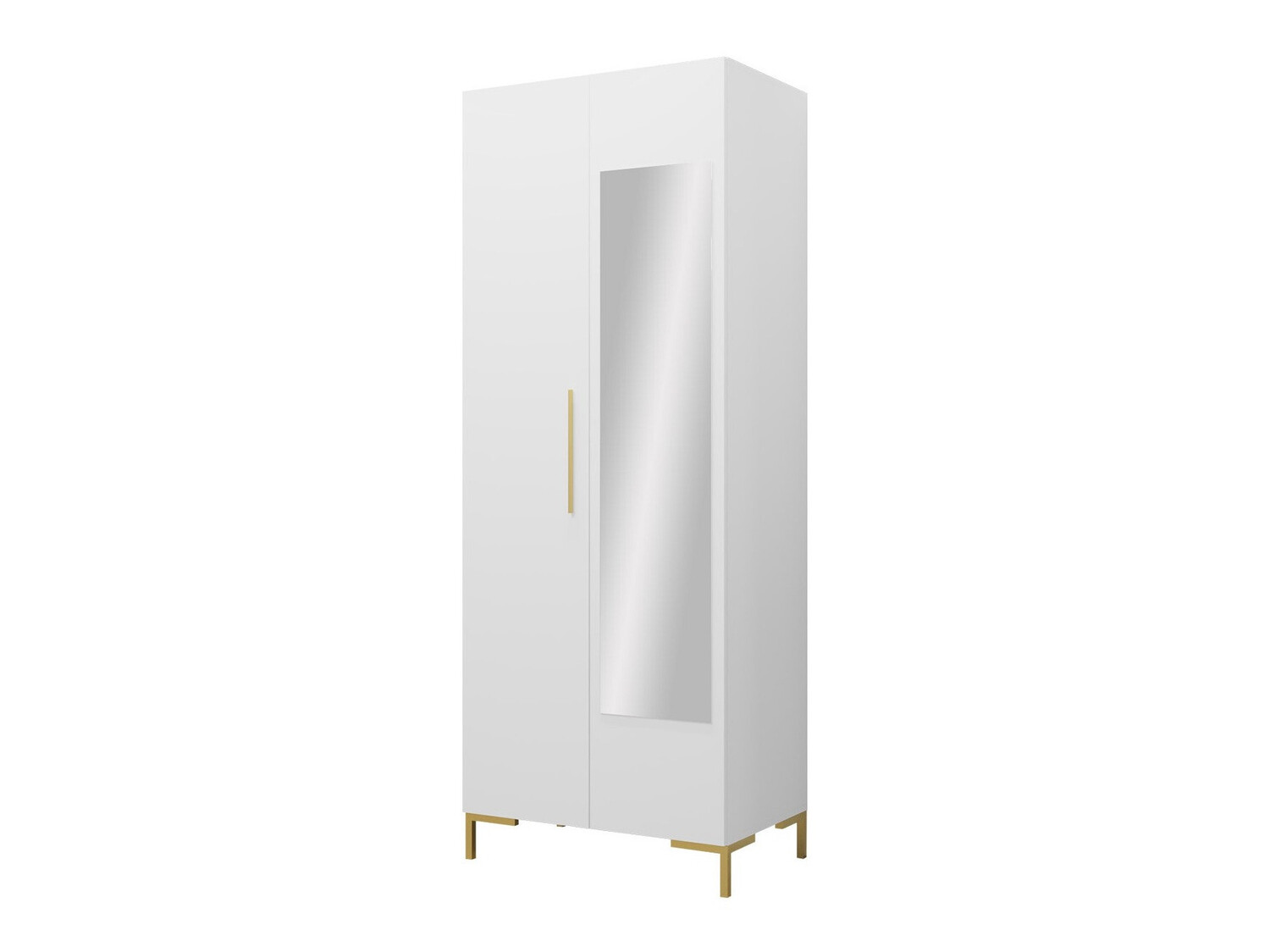 Roupeiro Nomal I (Branco + Dourado)